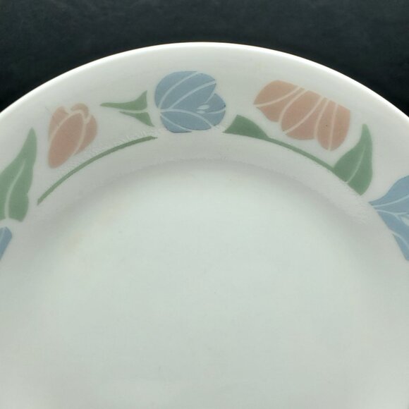 Corelle Friendship Bread Plates Corning Pastel Floral Dessert Appetizer Plates - Picture 3 of 5